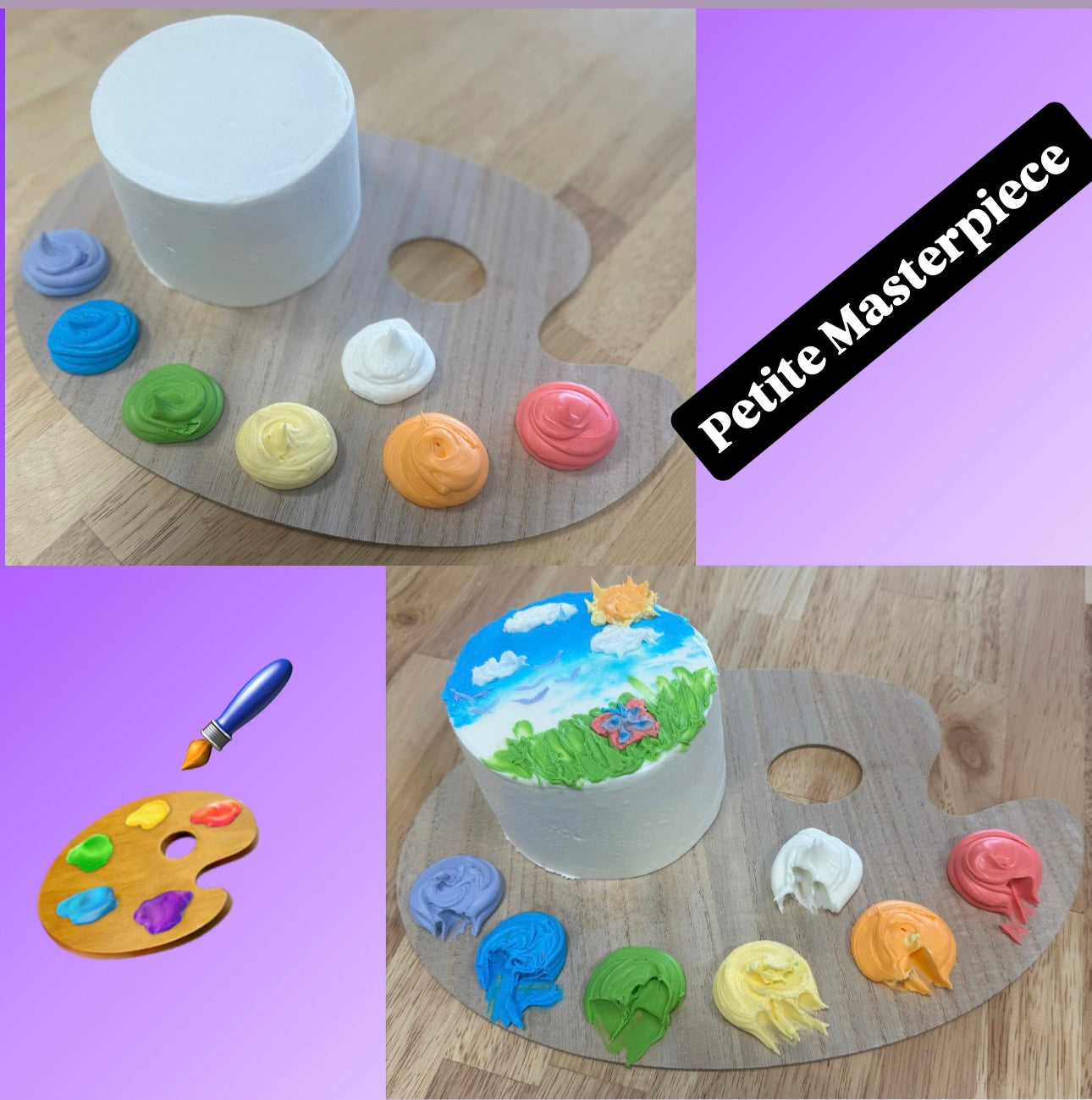 DIY Petite Masterpiece - 4" Cake Decorating Experience